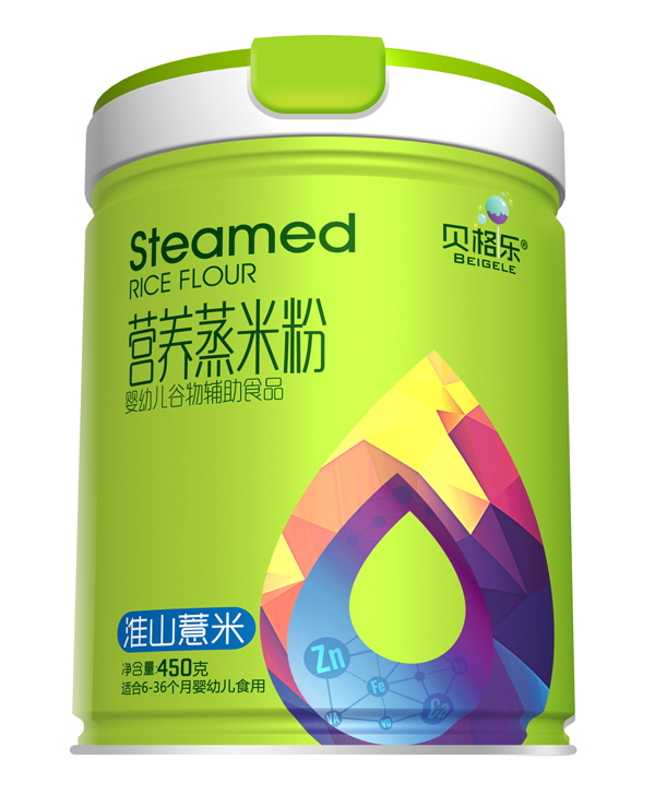 貝格樂(lè)營(yíng)養(yǎng)蒸米粉-淮山薏米 聽(tīng)裝