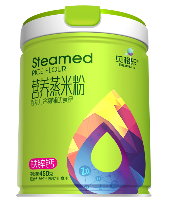 貝格樂(lè)營(yíng)養(yǎng)蒸米粉-鐵鋅鈣 聽(tīng)裝