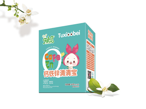 兔小貝鈣鐵鋅清清寶 盒裝