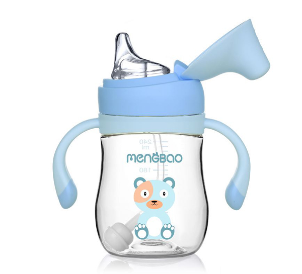 盟寶北極熊鴨嘴杯 藍(lán)色