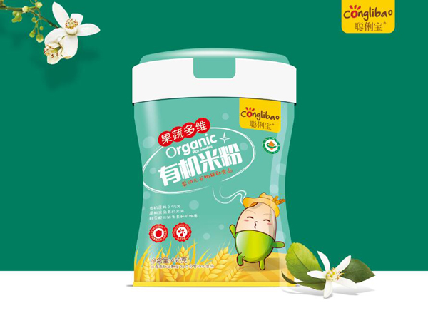 聰俐寶果蔬多維有機(jī)米粉 聽(tīng)裝