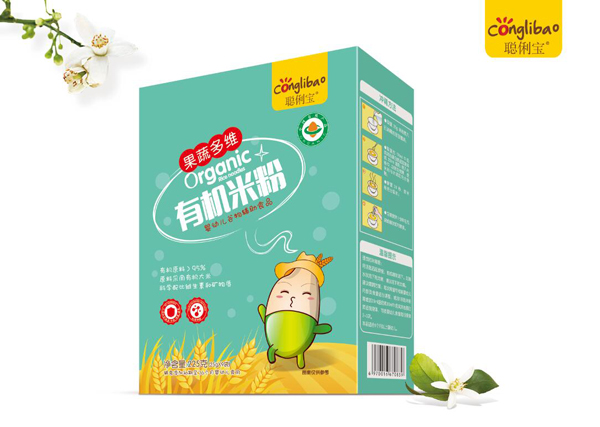 聰俐寶果蔬多維有機(jī)米粉 盒裝