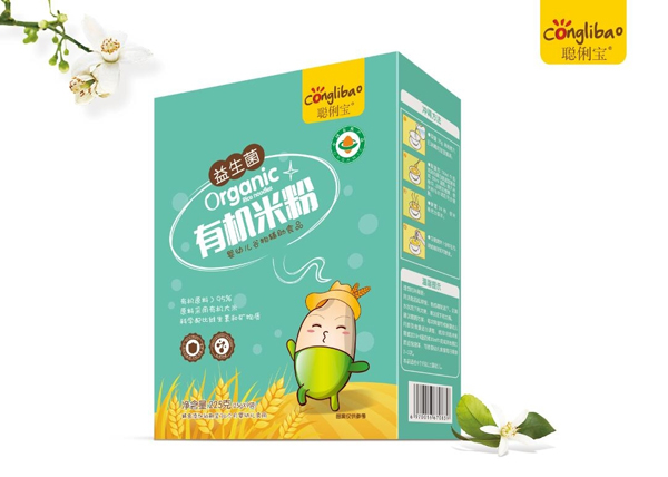 聰俐寶益生菌有機(jī)米粉 盒裝