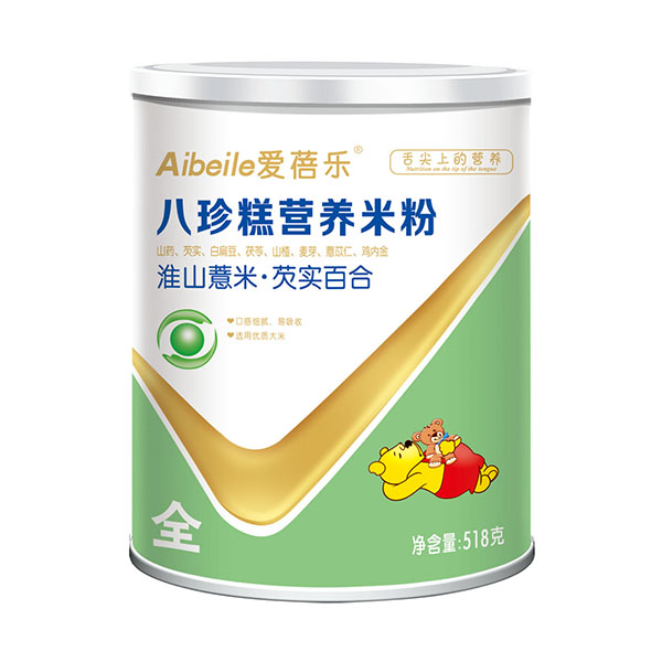 愛蓓樂八珍糕營養(yǎng)米粉-淮山薏米芡實百合