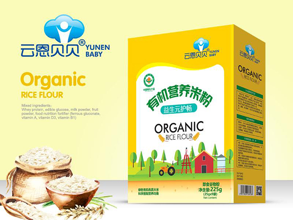 云恩貝貝有機(jī)營養(yǎng)米粉-益生元護(hù)暢(盒裝)