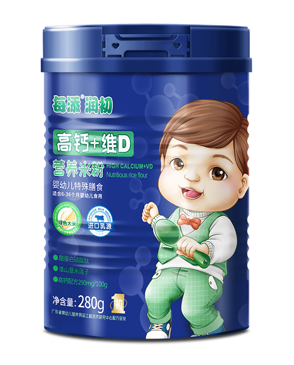 每添潤(rùn)初營(yíng)養(yǎng)米粉 高鈣+維D