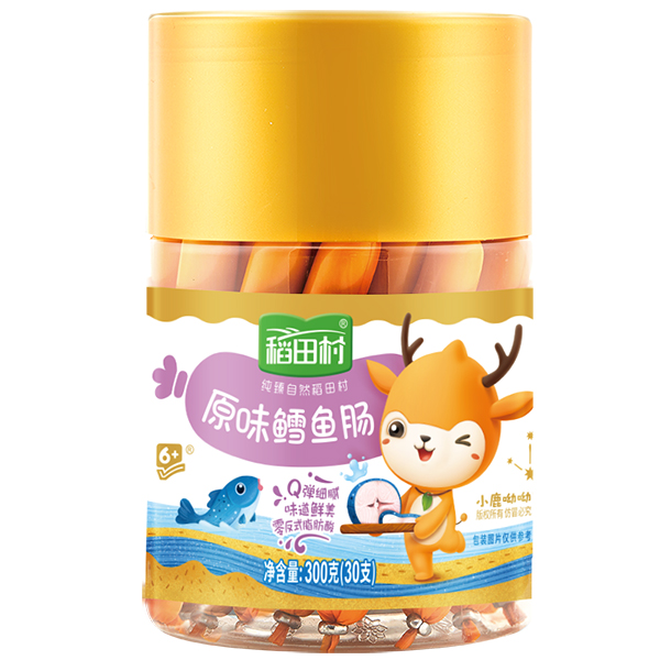 稻田村原味鱈魚(yú)腸罐裝
