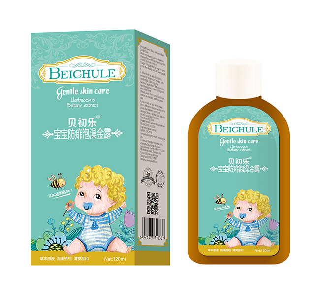 貝初樂寶寶防痱泡澡金露