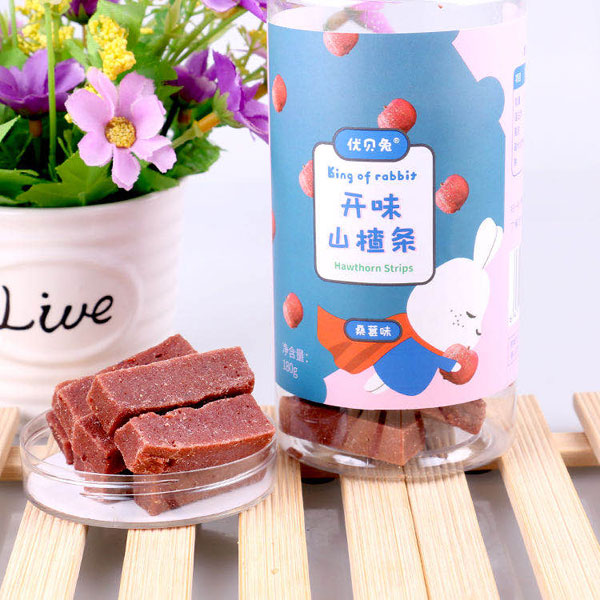 優(yōu)貝兔開味山楂條-桑葚味1