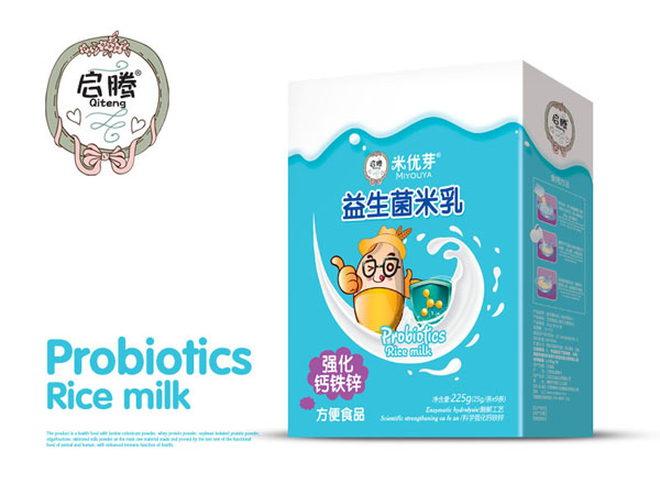 米優(yōu)芽益生菌米乳-強(qiáng)化鈣鐵鋅盒裝
