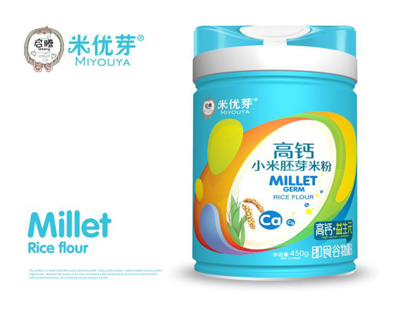 米優(yōu)芽小米胚芽米粉-高鈣+益生元聽裝