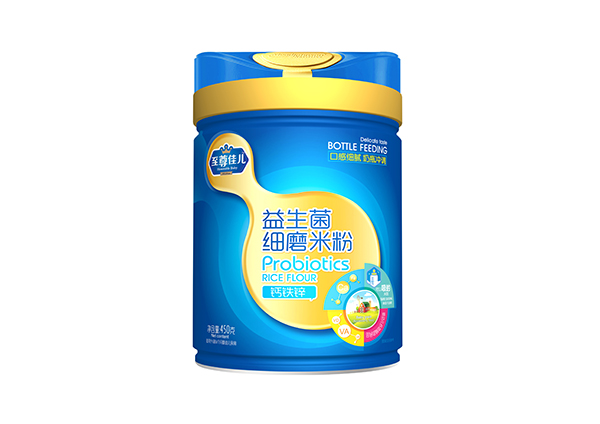 至尊佳兒益生菌細(xì)磨米粉聽(tīng)裝 鈣鐵鋅