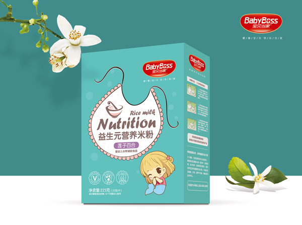 寶貝當(dāng)家蓮子百合益生元營養(yǎng)米粉 盒裝