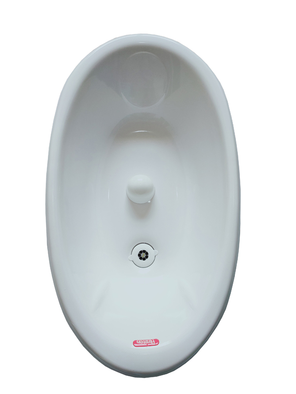 貝兒美兒寶寶浴盆中號 白色