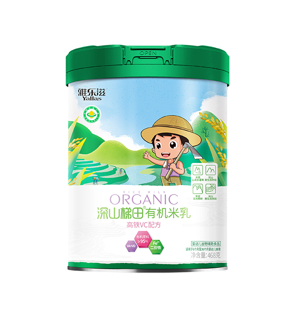 雅樂滋深山梯田有機米乳 高鐵VC配方 聽裝