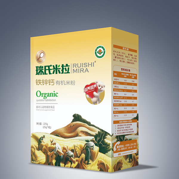 瑞氏米拉鐵鋅鈣有機(jī)米粉225g