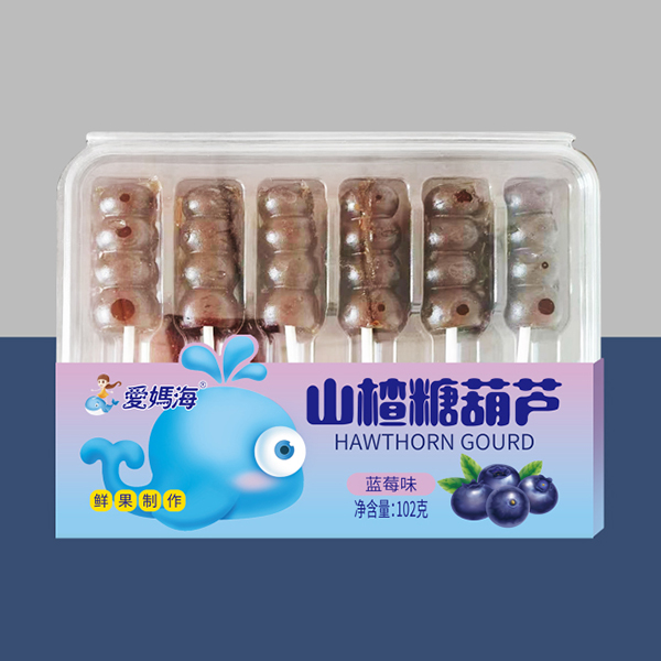 愛媽海山楂糖葫蘆 藍莓味