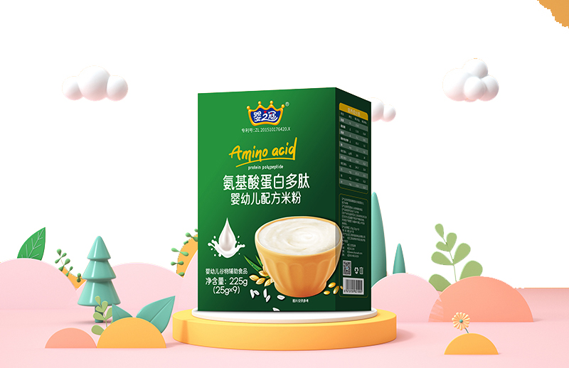 嬰之冠氨基酸蛋白多肽配方米粉 盒裝