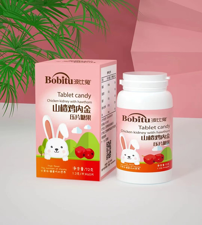 波比兔山楂雞內(nèi)金壓片糖果
