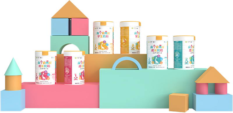 中北態(tài)高個(gè)鹿博識奶粉系列02