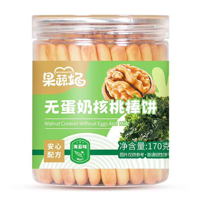 果蔬妃無蛋奶核桃棒餅 海苔味