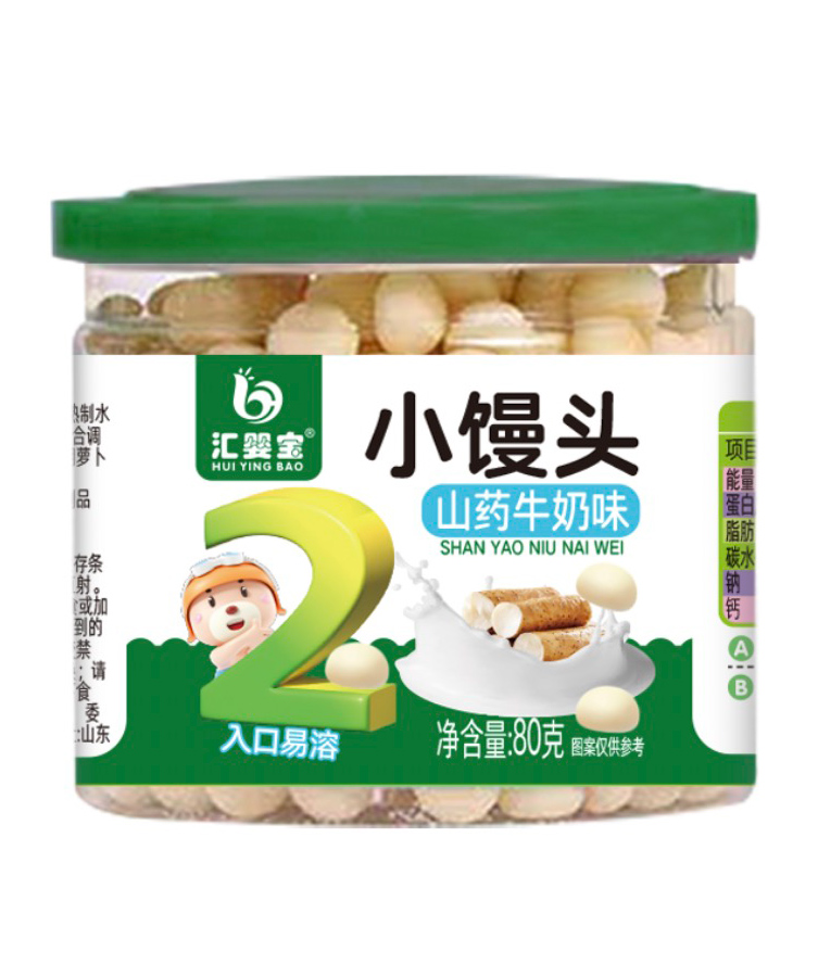 匯嬰寶冰糖小米小饅頭-山藥牛奶味