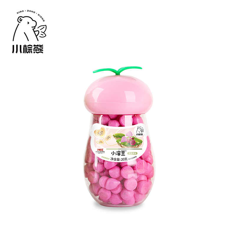 小棕熊小溶豆 火龍果味