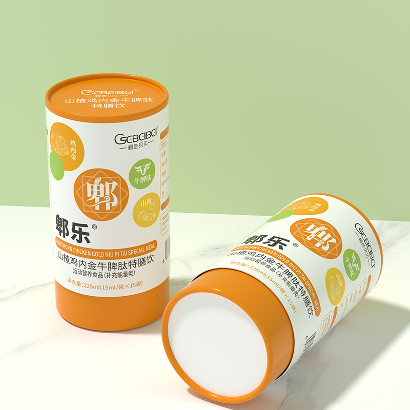橙色貝貝郫樂山楂雞內(nèi)金牛脾肽特膳飲