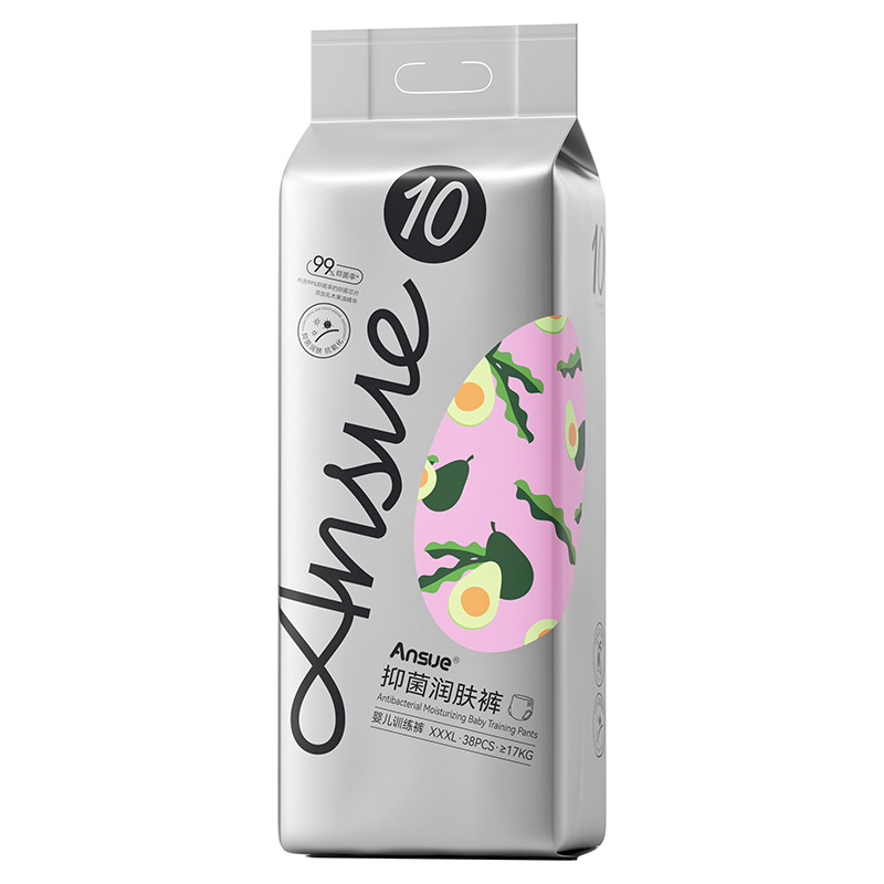 Ansue安秀抑菌潤(rùn)膚嬰兒訓(xùn)練褲XXXL