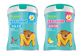 橙色貝貝益生元小米奶米乳