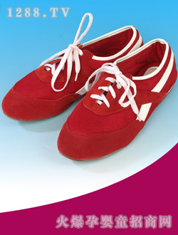 倩百合紅色yunf運(yùn)動(dòng)鞋