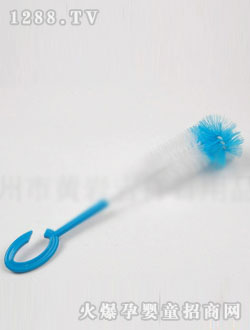 吉祥簡易藍(lán)奶瓶刷