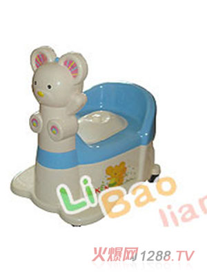 麗寶健卡通藍yinge座便器