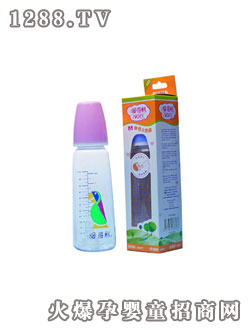 愛(ài)得利流線型彩色大奶瓶A02-B