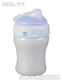 樂樂寶貝PP材料防漏吸管夢幻水壺水杯