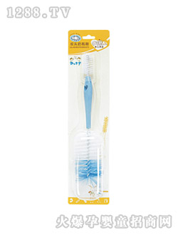 日康雙頭式奶瓶刷