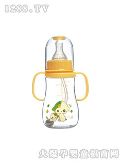 貝帝熊有柄小葫蘆自動奶瓶
