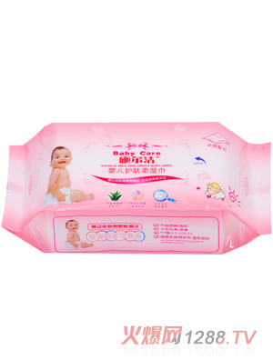 施爾潔yinge護膚柔濕巾80抽