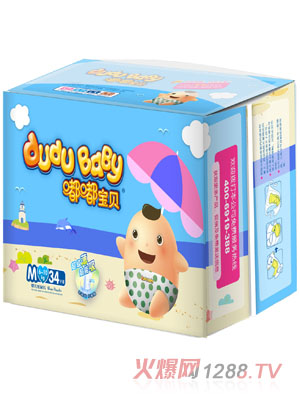 嘟嘟寶貝超級(jí)薄超能吸紙尿片M