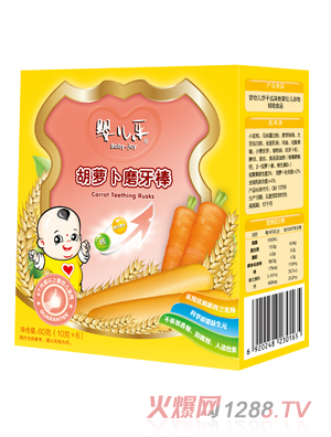 yinge樂(lè)胡蘿卜磨牙棒60g