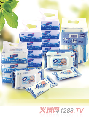 幼柔醫(yī)用級(jí)棉布yingye手口濕巾