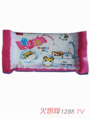 億露飛yinge濕巾愛寶貝10片裝