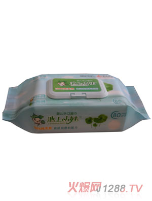 池上小娃yinge手口濕巾80片裝