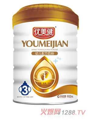 優(yōu)美健普裝幼兒配方聽(tīng)裝3段