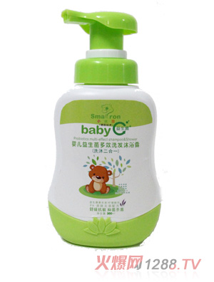 小狀園yinge益生菌多效洗發(fā)沐浴露300ML