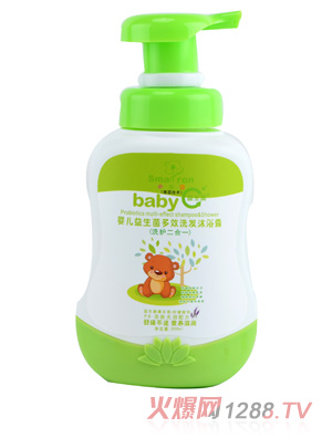 小狀園yinge益生菌多效洗發(fā)沐浴露