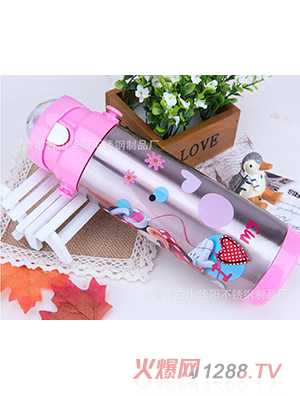 兒童吊帶吸管杯yingye學(xué)飲杯卡通杯子帶吸管背帶