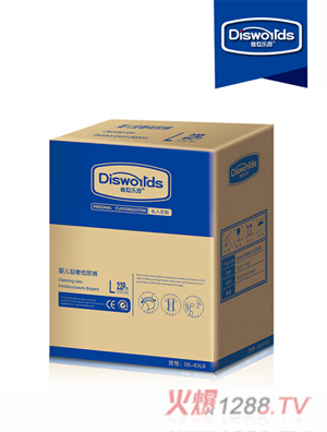 迪世樂(lè)園yinge輕奢紙尿褲L 22片整箱