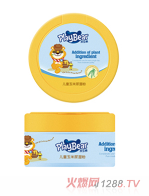 皮樂(lè)熊兒童玉米爽身粉