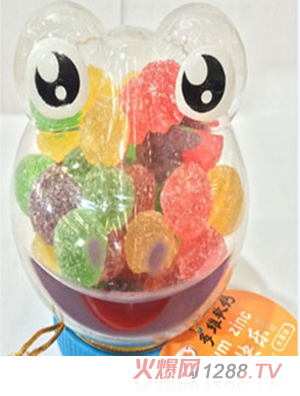 鑫納福軟糖青蛙造型 成長(zhǎng)快樂